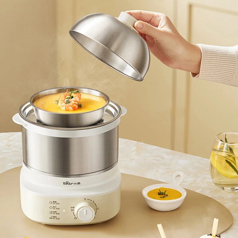 360W Electric Egg Boiler Breakfast Machine Multicooker Steamer Automatic Egg Cookers Home Egg Custard Steaming Cooker with Timer 4