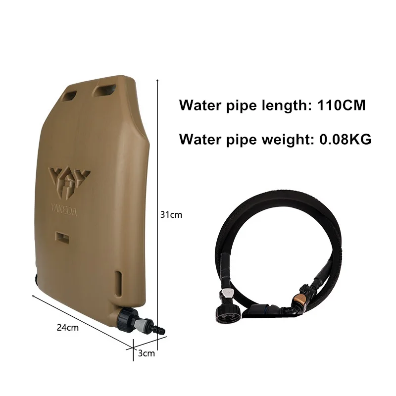 Water Bag Board Yakeda Water Bag Insert Board 1.75L Hunting Vest Inner Liner PE 5-level Outdoor Protection Water Bag Board Chest Rig