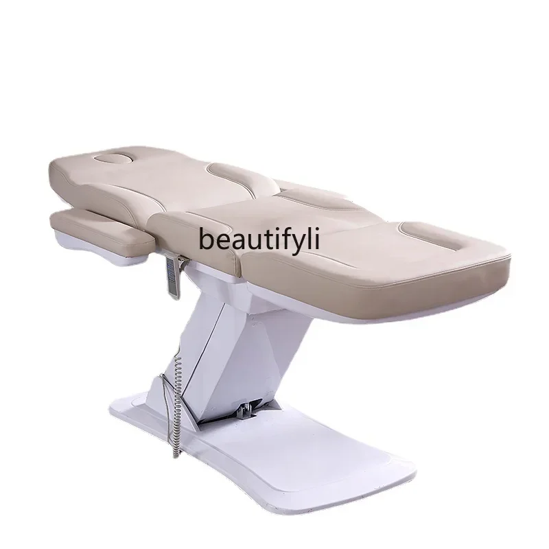 Beauty Salon Spa Micro-Integral Injection Electric Lift  Care Bed Constant Temperature Heating Tattoo Couch Massage electric beauty bed multifunctional micro finishing heating tattoo tattoo injection lifting and foldable operating bed