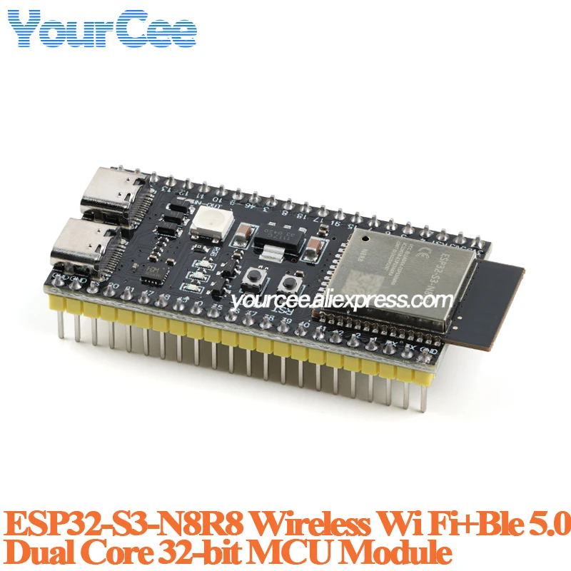 ตัวเลือกสินค้า บอร์ดพัฒนา ESP32-S3 Wi-Fi Bluetooth 5.0 32-bit