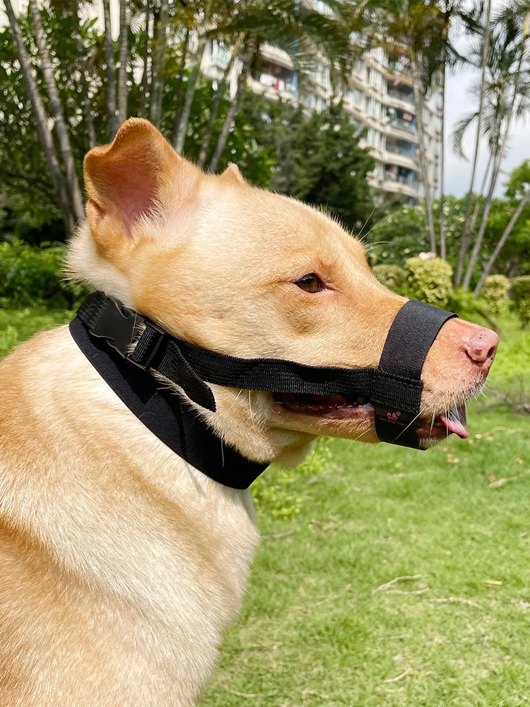 Dog Muzzle Anti-Chew Anti-Detachment Pet Masks for Small, Medium, Large Short-Muzzled Pets
