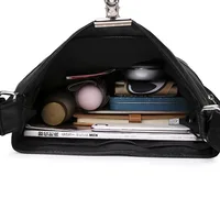 Sacs à main pour femmes, sacs à bandoulière de marque de créateurs pour les voyages, le week-end, les sorties en plein air, sac messager en cuir PU féminin, grand sac à dos 5