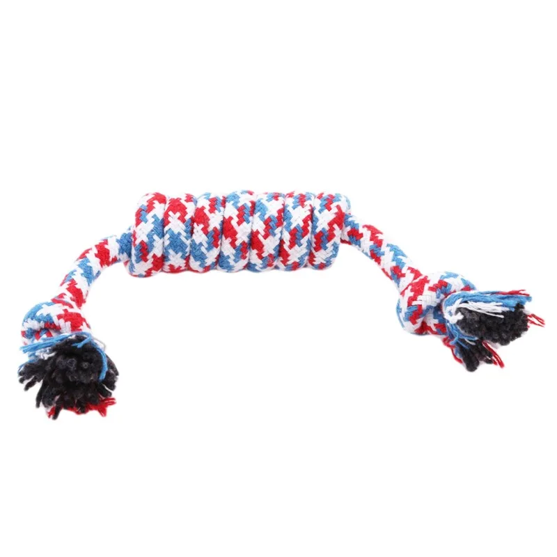 Dog Cotton Rope Toy Interactive Play Bite Pet Supplies Puppy Small Medium Large Toys For Dogs Chew Training Pets Accessories 2
