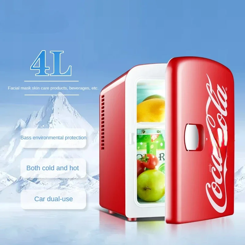 

Автомобильный мини-холодильник 2024, 4 л, 12 В, автомобильный домашний холодильник двойного назначения, маленький холодильник