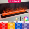 Water Vapor Fireplace Germicidal UV Lamps Customized 3D Flame Electric Fireplace Tv Stand Inserts Living Room Decorative