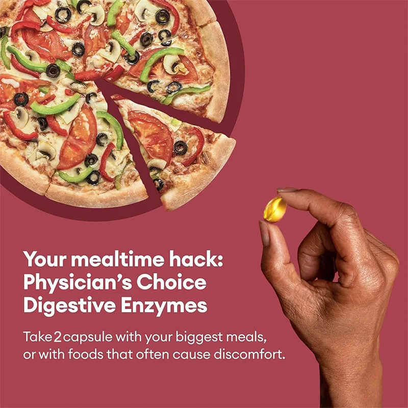 Digestive Enzymes Multiple Enzymes Prebiotics Probiotics Promote Digestive Health Intestinal Health Relieve Bloating