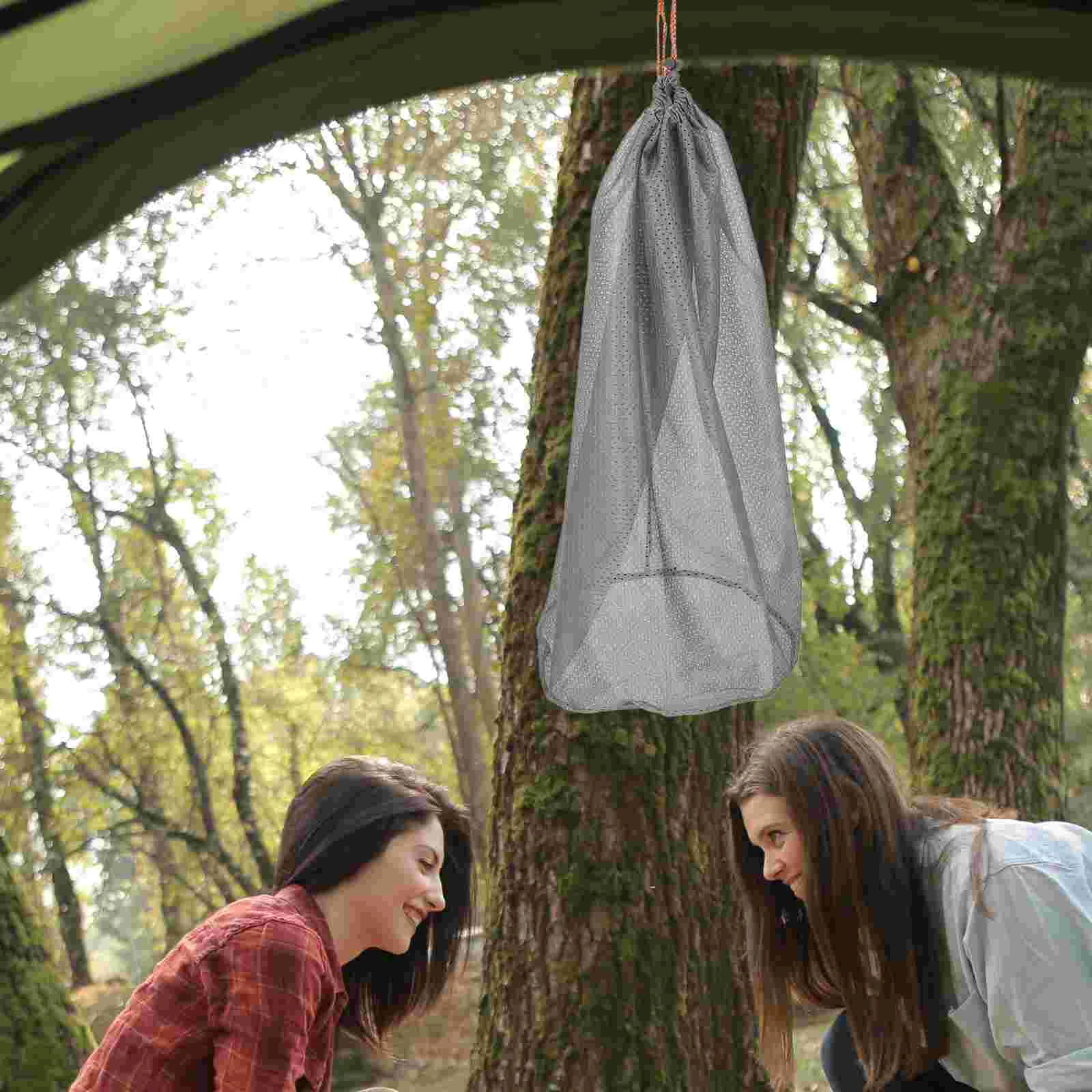 Storage Bag Sleeping Bag Survival Sleeping Bag Outdoor Camping Drawstring Hexagonal Mesh Cloth