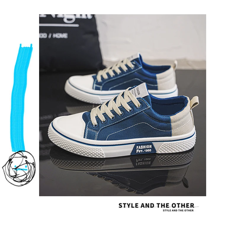 Men's Casual Canvas Shoes Detail 4