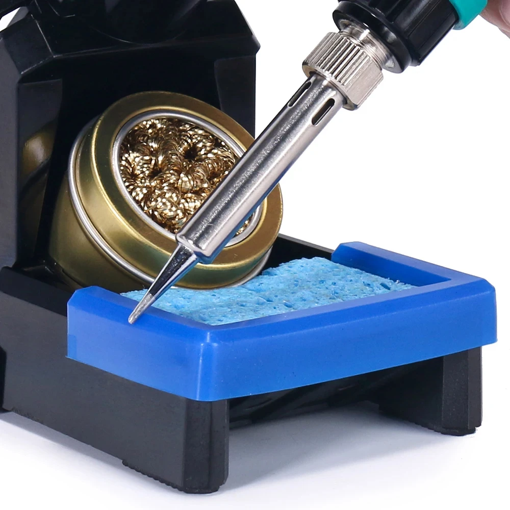 YIHUA Universal Soldering Iron Stand Replacement Soldering Holder High Temperature Resistance With Welding Cleaning Sponge Pads 3