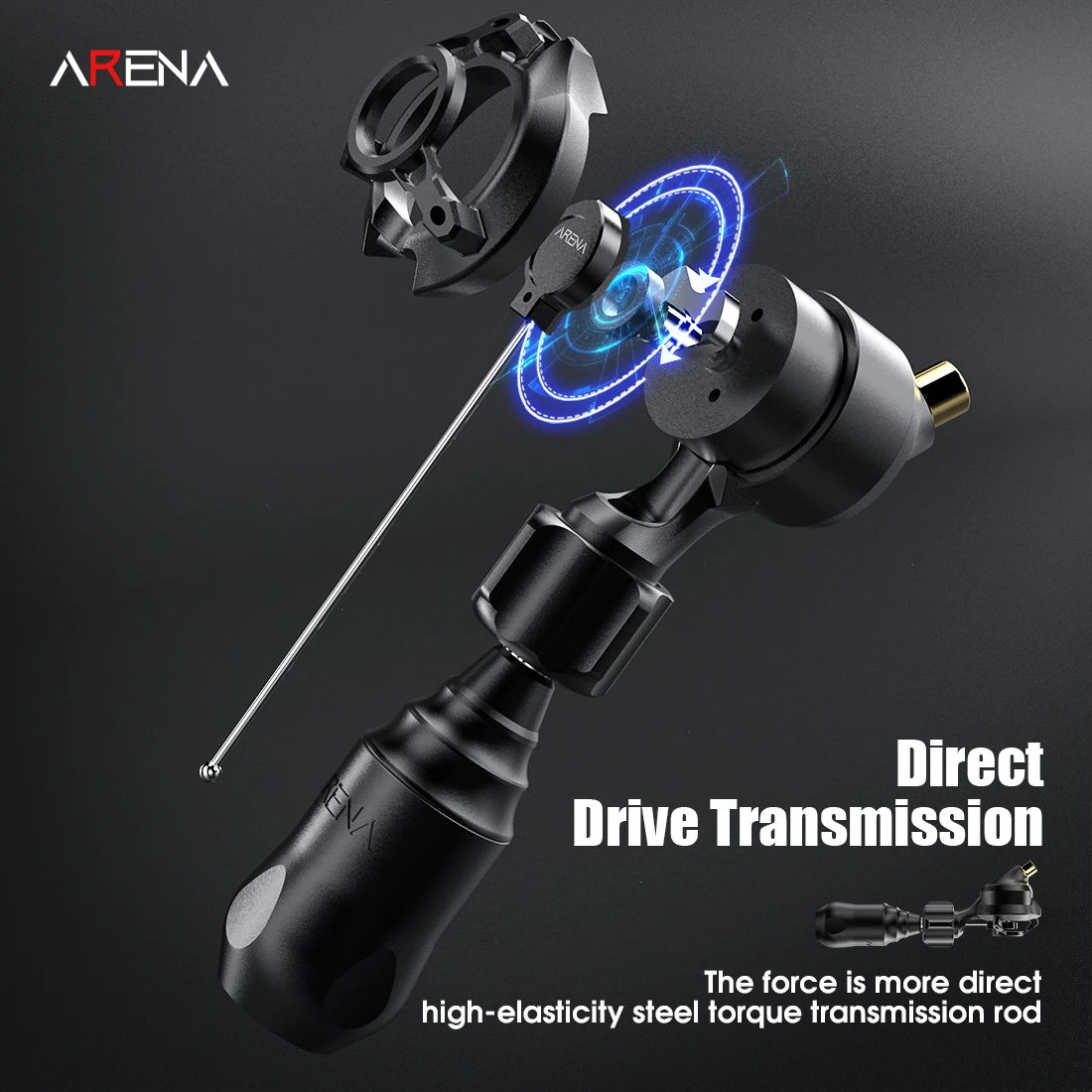 Professional Arenahawk Rotary Tattoo Machine 3.5mm Stroke Coreless Motor RCA Tattoo Gun Supply For Artist tattoo supplies tattoo kit tattoo pen tattoo motor