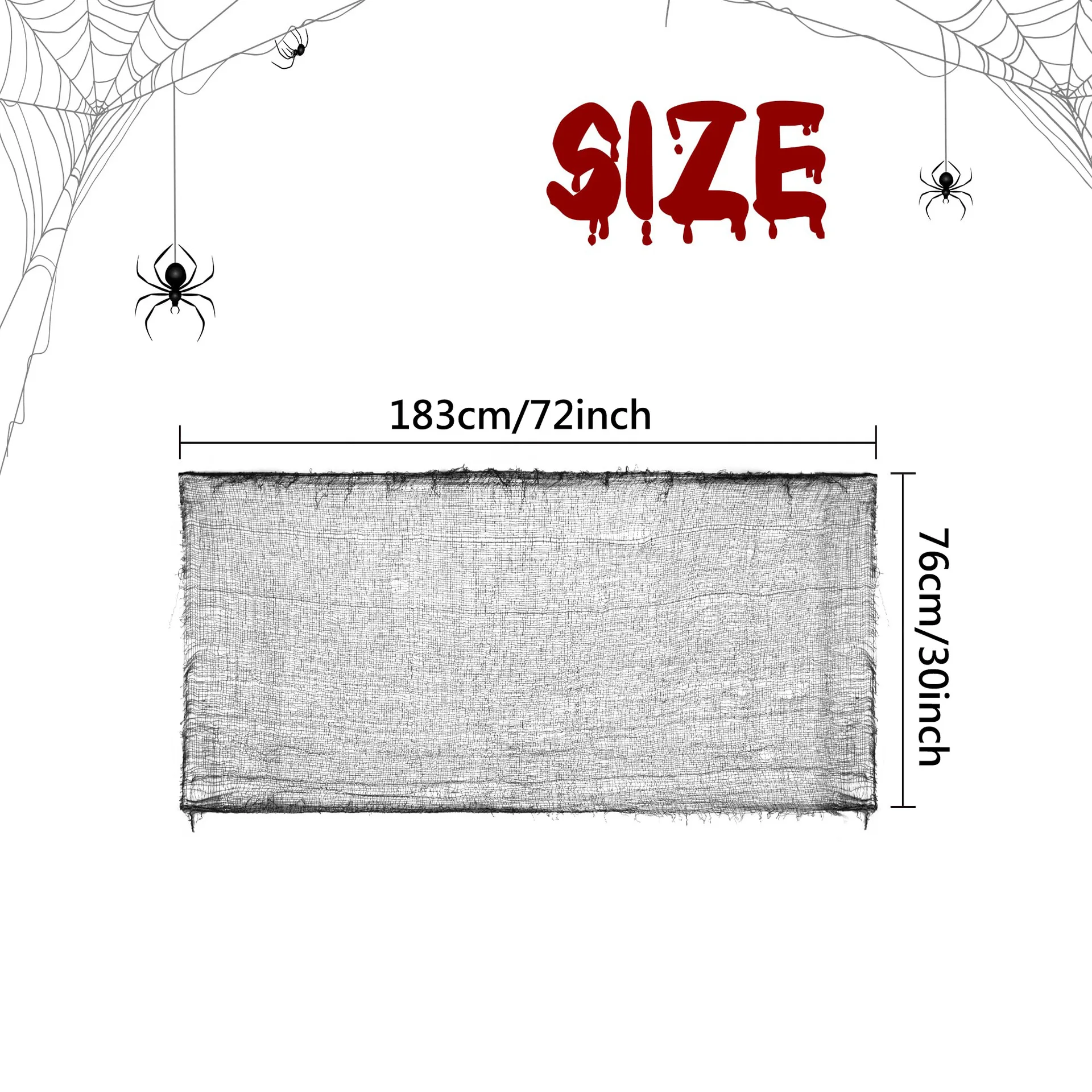 Spooky Halloween Gauze Decor for Haunted House Ambiance