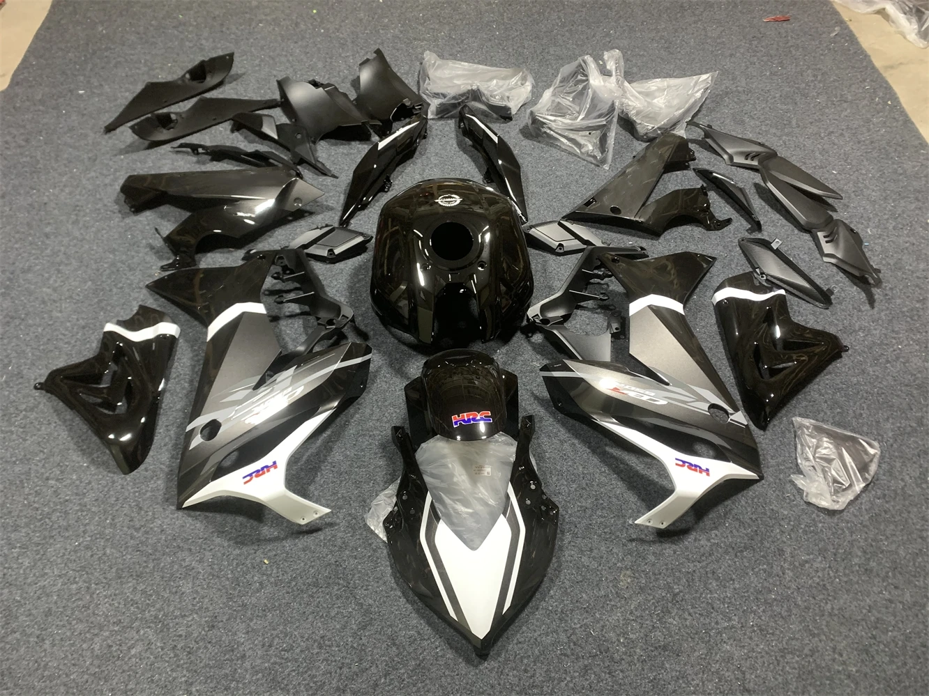 

Motorcycle fairing fits CBR650R 2019 2020 2021 2022 2023 CBR650 19 2020 21 22 23 Year fairing Grey Black motorcycle housing