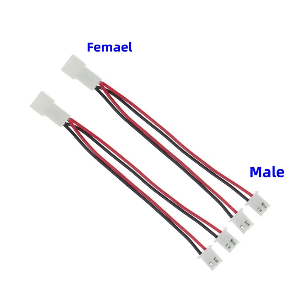 10Pcs XH2.54 Y 스플리터 케이블 2.54mm 피치 터미널 와이어 암-듀얼 수 2P 3P 4P 5P 6P 7P 8P 커넥터 와이어