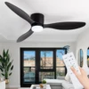 Modern LED Ceiling Fan Light Room decoration Low Floor Decorative Light Energy-saving Light With Fan In Bedroom And Home 1