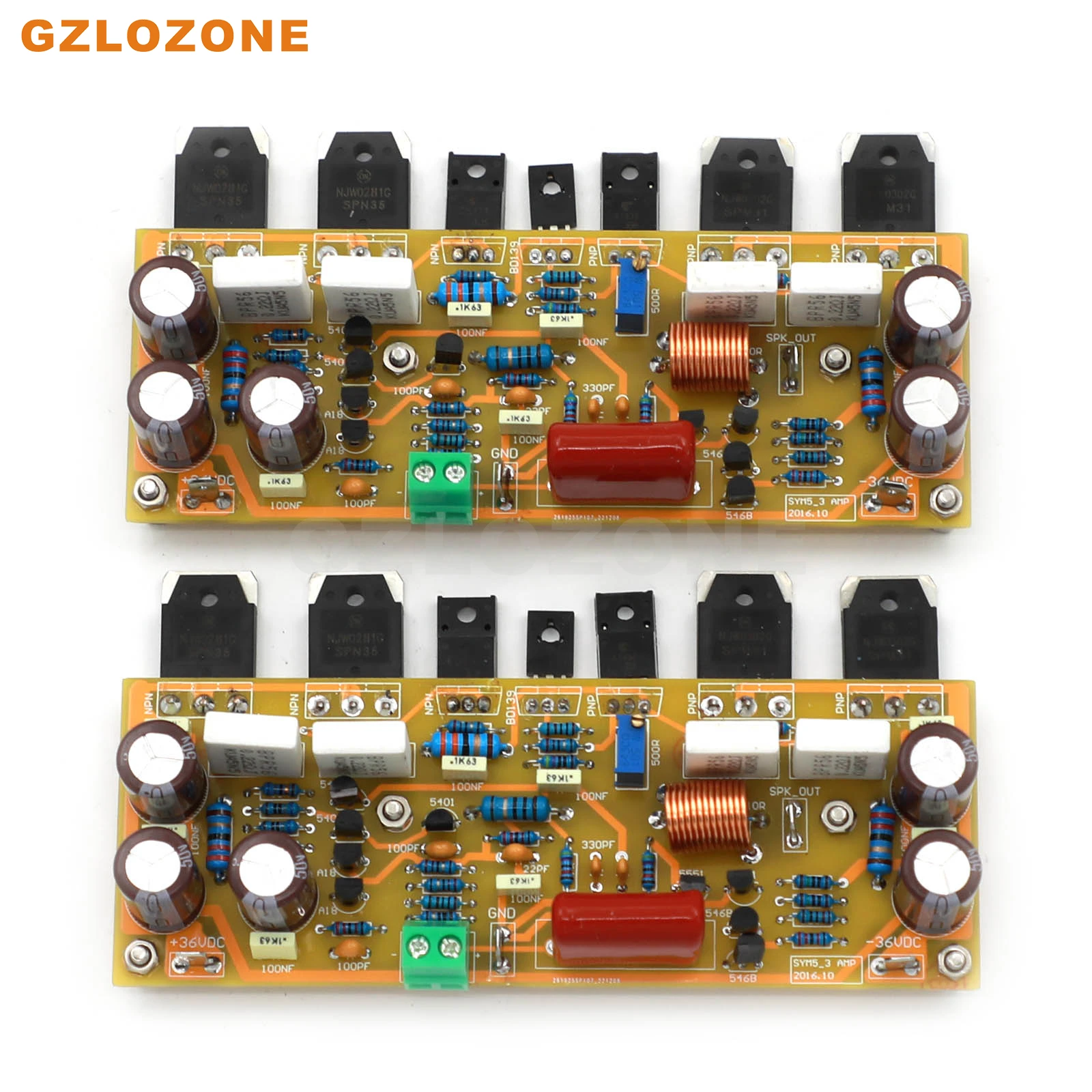 2CH SYM53 High Bias Class AB Power Amplifier DIY Kit/Finished Board