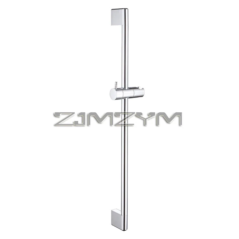Adjustable Shower Bar Lifting Rod Extendable Wall Mount Shower Horizontal Bar Column Stainless Steel Bathroom Riser Slide