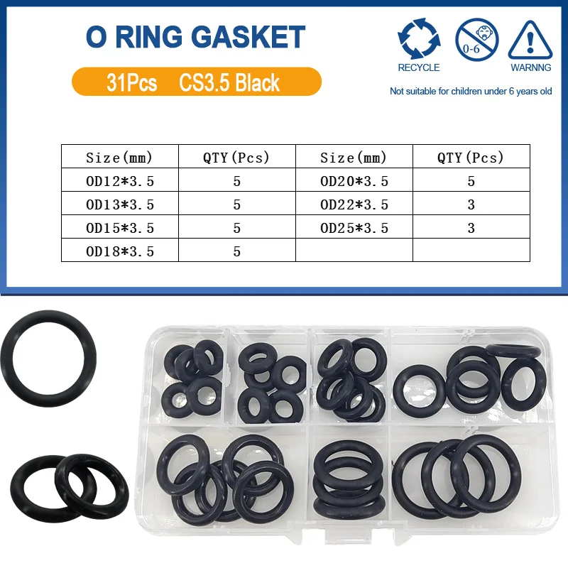 High Temperature Silicone O-Ring Seal Washer