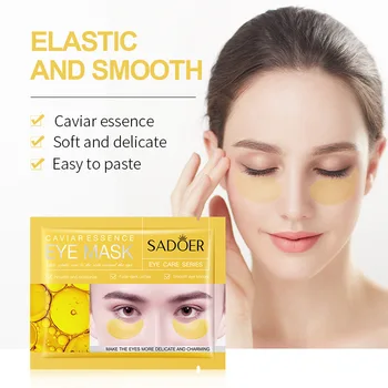 SADOER Caviar Eye Care Mask Anti-wrinkle Anti-aging Moisturizing Skin Care 10 Pairs – Caviar