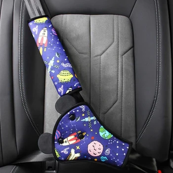 Regolazione della cintura di sicurezza per bambini Auto Anti collo Coprispalla per bambini Posizionatore della cintura di sicurezza Cintura di sicurezza per bambini per la sicurezza dei bambini 1