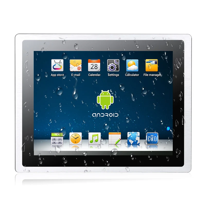 

12 12.1 inch Android 5.1 touch screen embedded industrial rugged seamless front panel Panel PC all in one computer