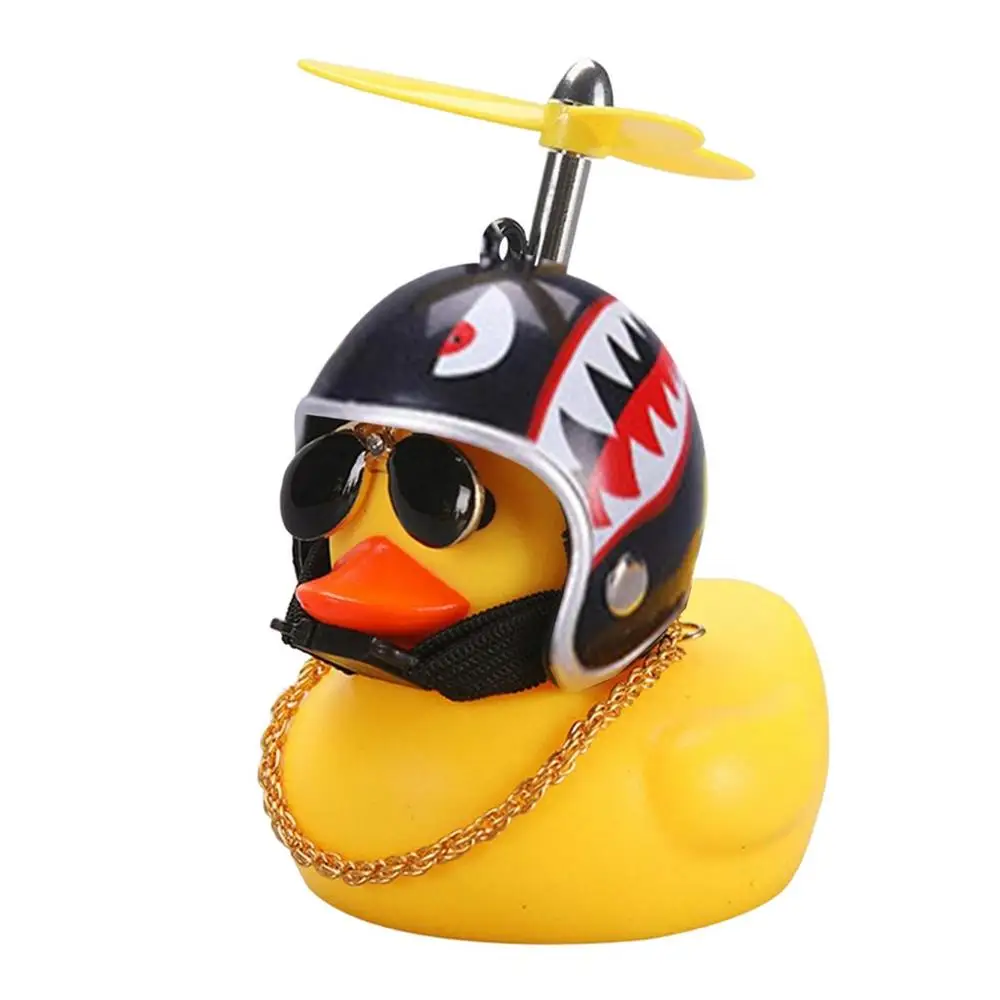  wonuu Cute Yellow Duck Car Ornaments Cool Duck Car Dashboard  Decorations Shaking Head Doll : Toys & Games