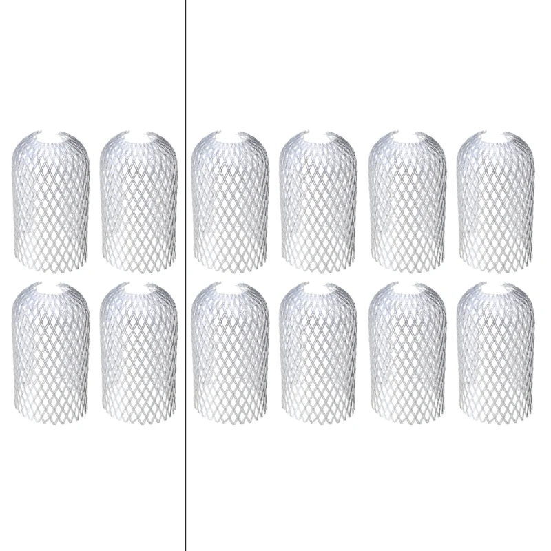

Pack of 4/8 Downpipe Protections Gutter Aluminium Filter Leaf Catches Leaf Sieve Leaf Protections Pipe Protections