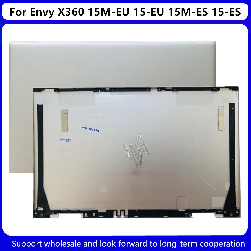 para hp Envy X360 15m-eu 15-ue 15m-es 15-es Portátil Lcd Capa Traseira Superior Tampa Traseira Prata Marrom M45477001 M45447-001 Novo