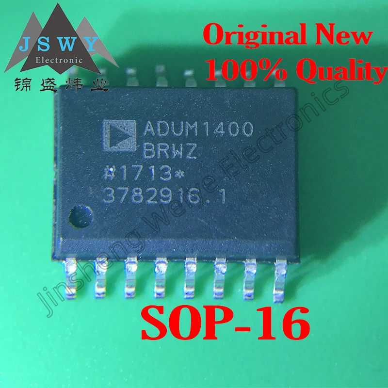 

3 pieces free shipping ADUM1400BRWZ ADUM1400 100% brand new imported digital isolator chip IC SOP-16 Electronics