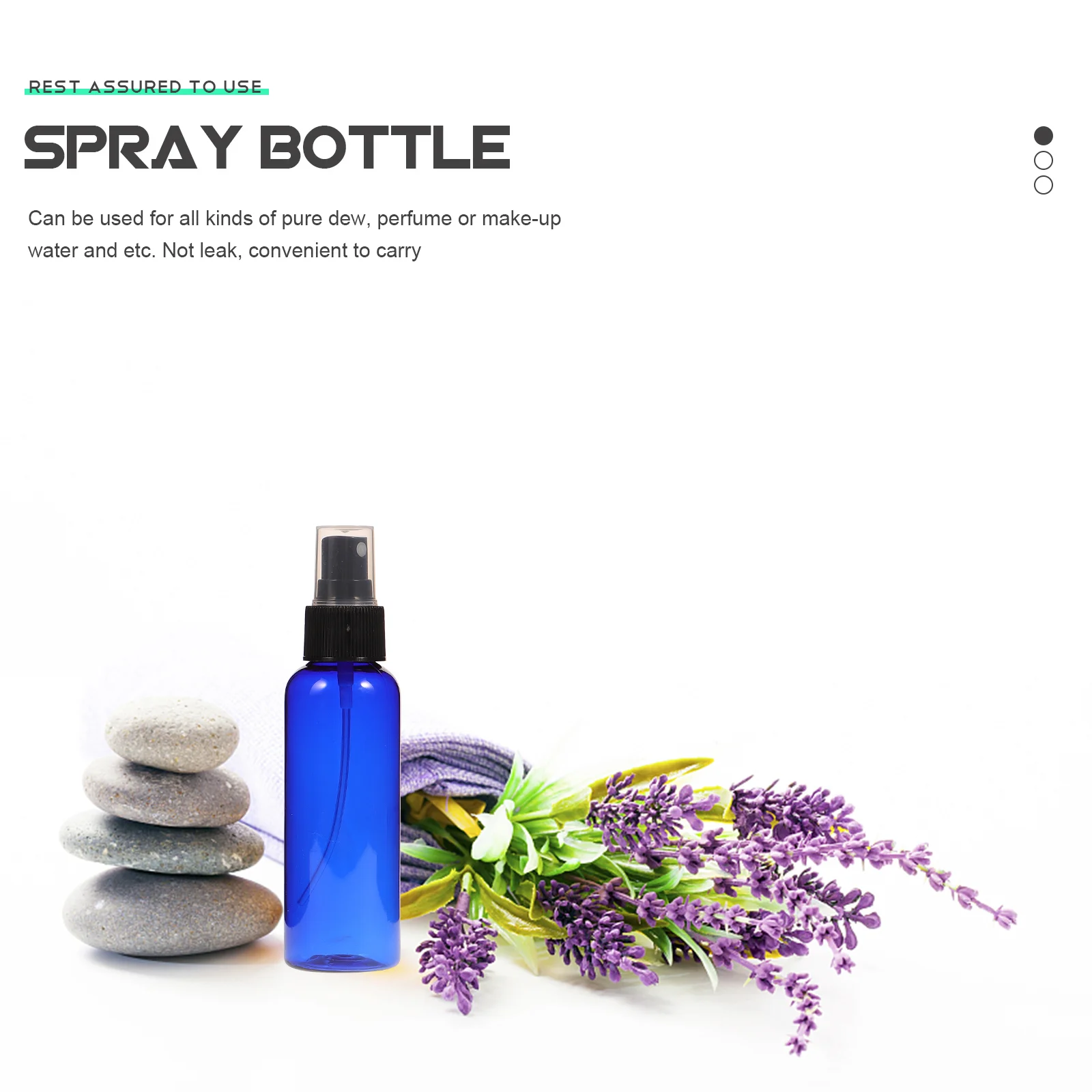 

Fine Mist Sprayers Refillable Container Mist Bottles Clear Travel Bottles For Essential Oil/ U Remover Blue