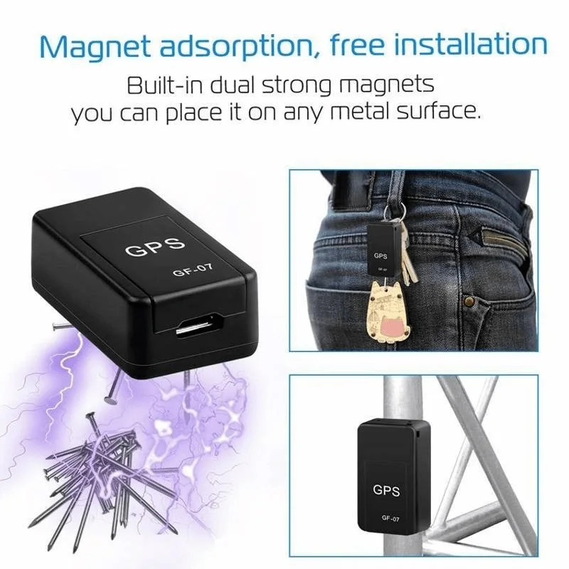 GF 07 Mini GPS Car Tracker Real Time Tracking Car Anti-Theft Anti-lost Locator Strong Magnetic Mount SIM Message Positioner