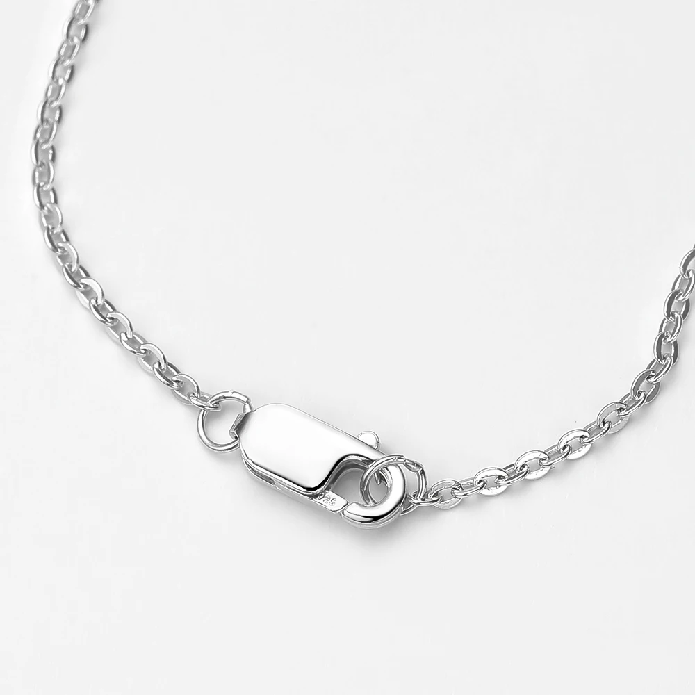 Pendant Necklace OEVAS Real 3mm moissanite 100% 925 Sterling Silver Sparkling Cross Pendnat Necklaces For Women Party Fine Jewelry Gift