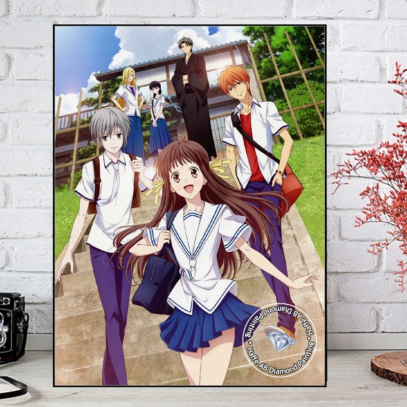Fruits Basket Anime Diamond Painting AB Drills Art Kyo Sohma