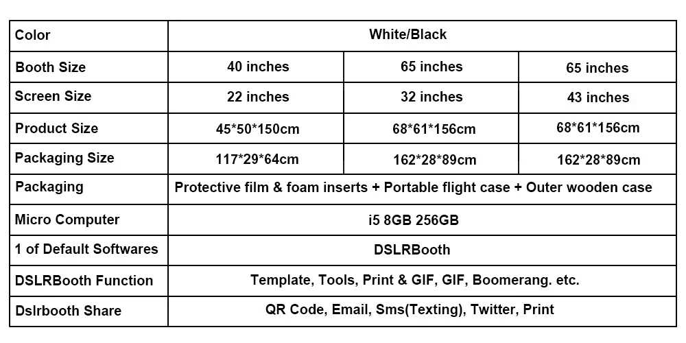 2025 EU new best-selling 65-inch portable selfie photo booth magic photo mirror Sa7b9bd77420b45a49299170b3bbbf3d5c