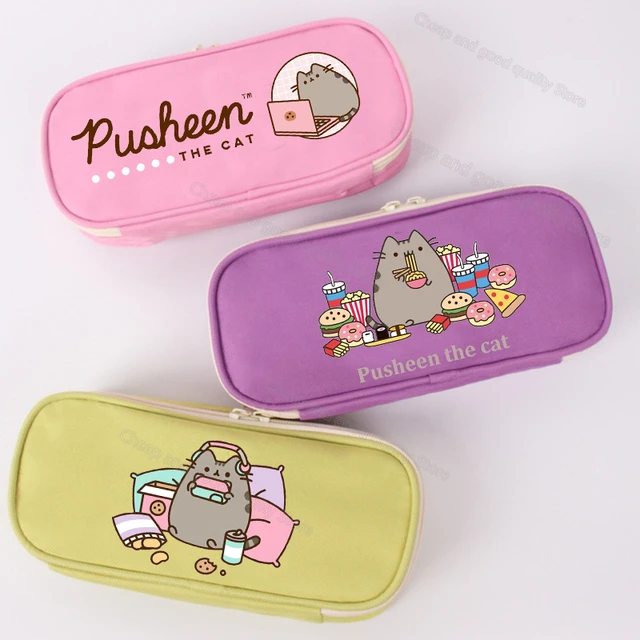Pusheen Pencil Case Student Products Girl Boy Pen Case Bag Cute