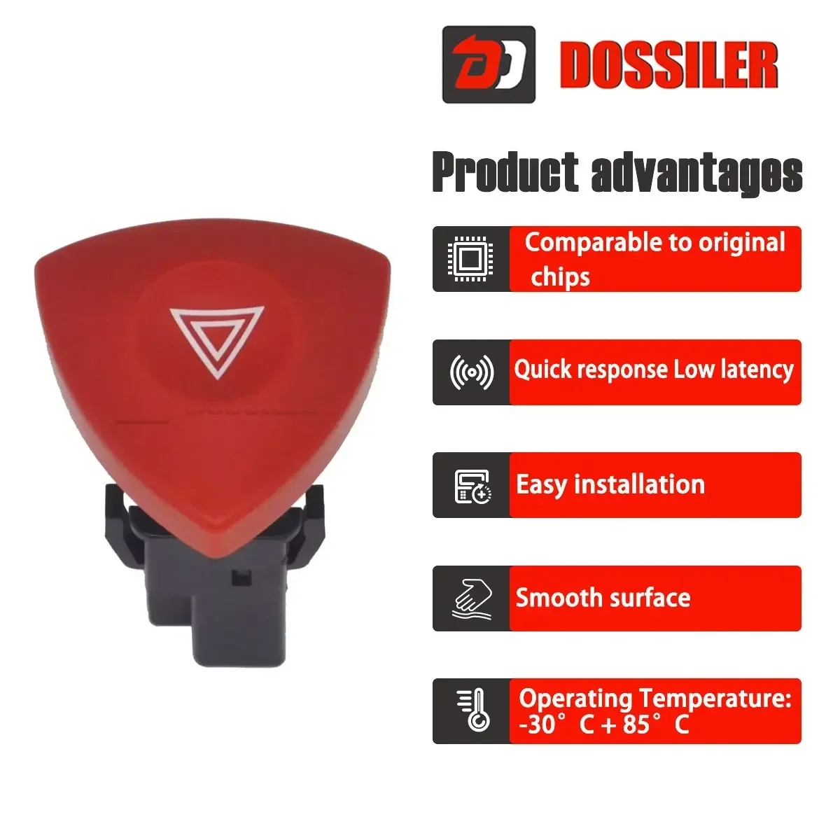 Bouton De Warning / Signal De Détresse Pour RENAULT TRAFIC II