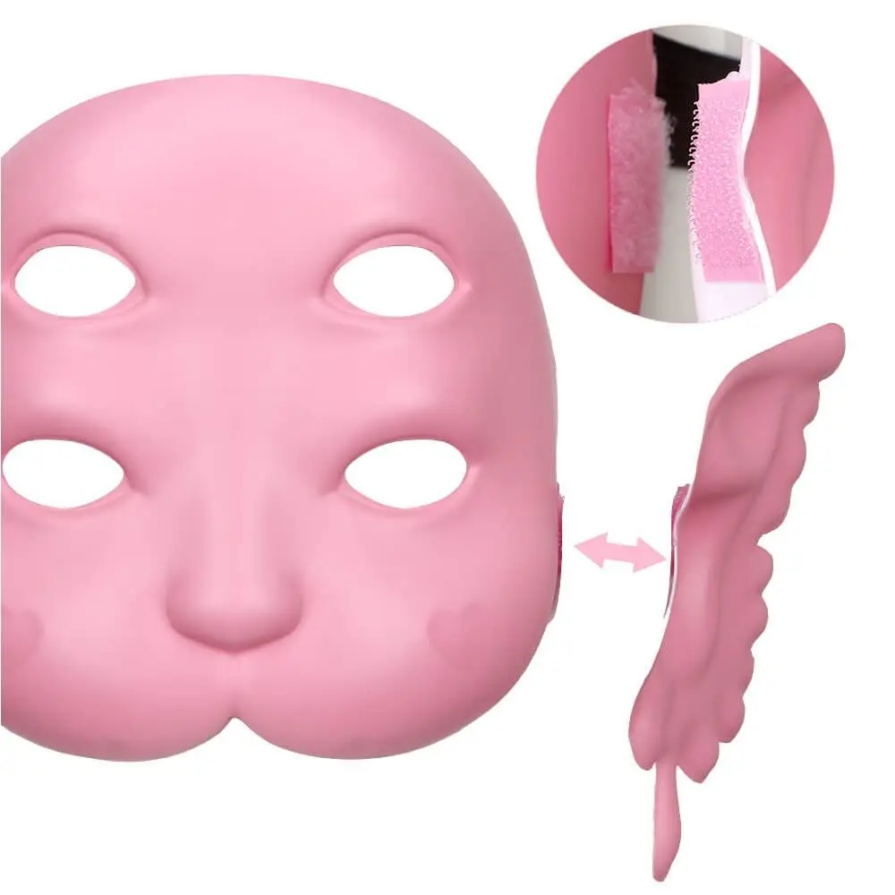 3D Printed Pink Crying Mask - Latex DIY Party Accessory Cosplay Costume