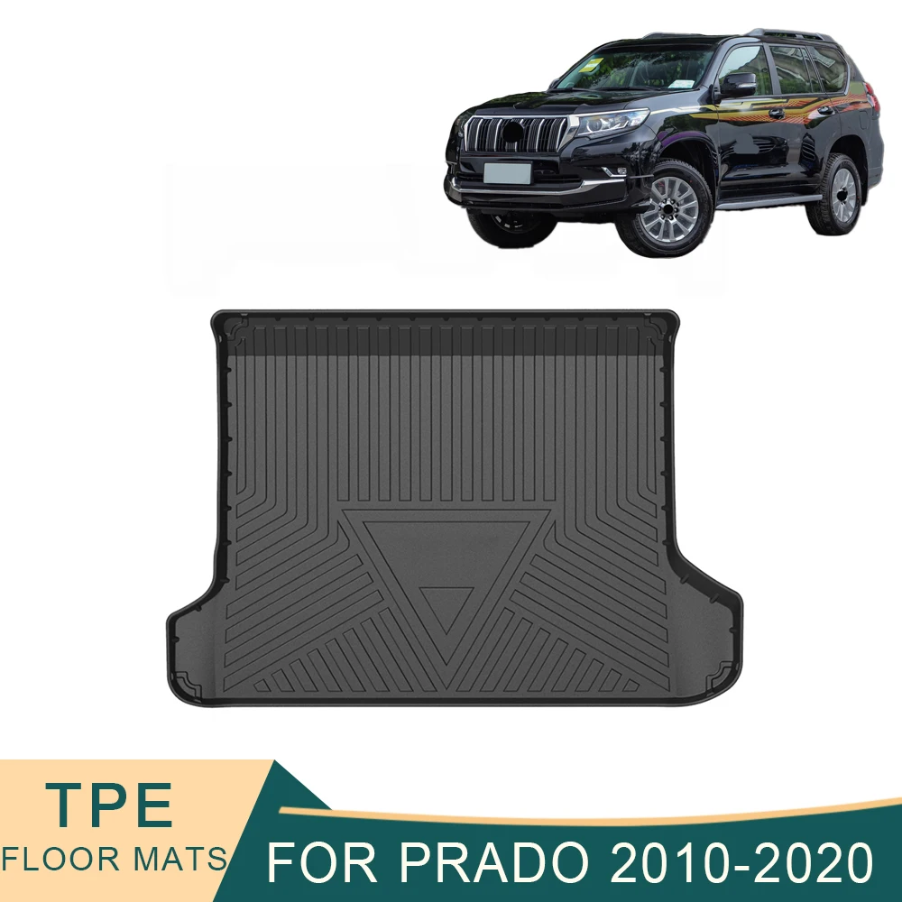 

For Toyota Land Cruiser Prado J150 2010-2023 Car Cargo Liner All-Weather TPE Non-slip Trunk Mats Boot Tray Carpet Interior