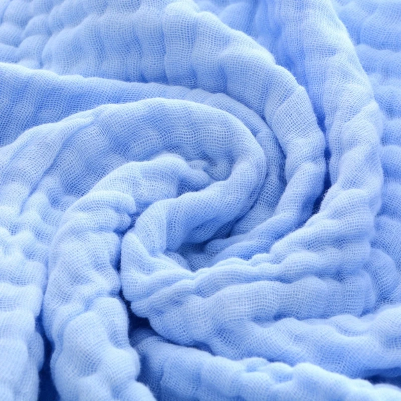 Breathable 6-Layers Gauze Baby Receiving Blanket Muslin Newborn Infant Bath Towel Warm Sleep Bed Cover