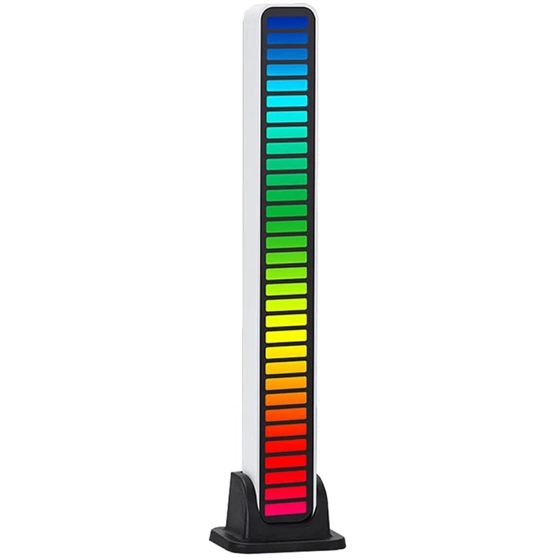 

Голосовой уровень освещения, управление через приложение RGB, беспроводное Голосовое управление, музыкальный спектр, светодиодный, индикатор для автомобильного стола