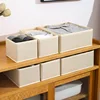 Clothes Organizer Storage Box Underwear Bra Socks Cabinet Drawer Organizer T-Shirt Storage Basket Wardrobe Storage Organizers 4
