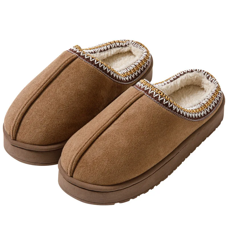 Winter Bohemian Style Indoor Fluffy Slippers with Anti-Slip and Warm Design for Comfortable Feet indoor slippers