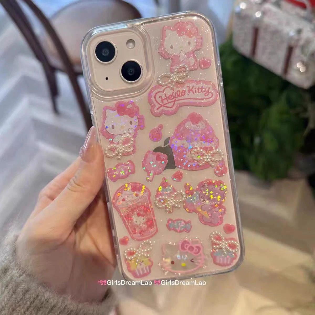 thumbnail image 1 of Sanrio-funda de teléfono de Hello Kitty, carcasa a prueba de golpes, Cinnamoroll, Kuromi My Melody, para Iphone 11, 12, 13, 14, 15, Mini Pro Max, X, Xs, Xr Plus, 1 of 4