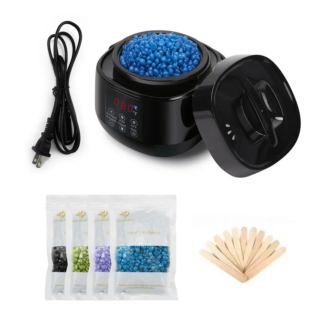 Professional Home Waxing Kit Hair Removal Wax Heater Electric Wax Pot Machine