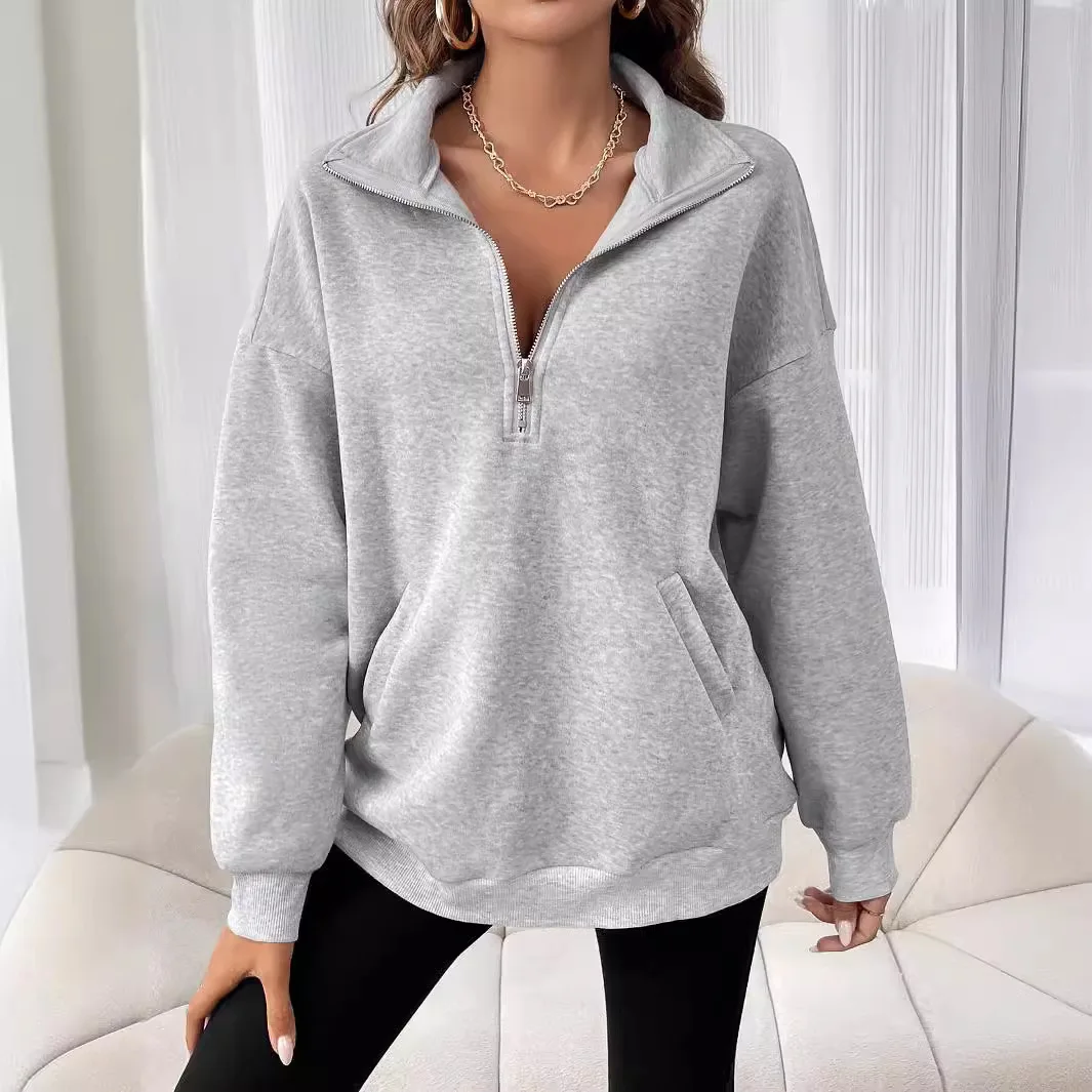 Women Autumn Winter Sweatshirts Long Sleeve Pullover
