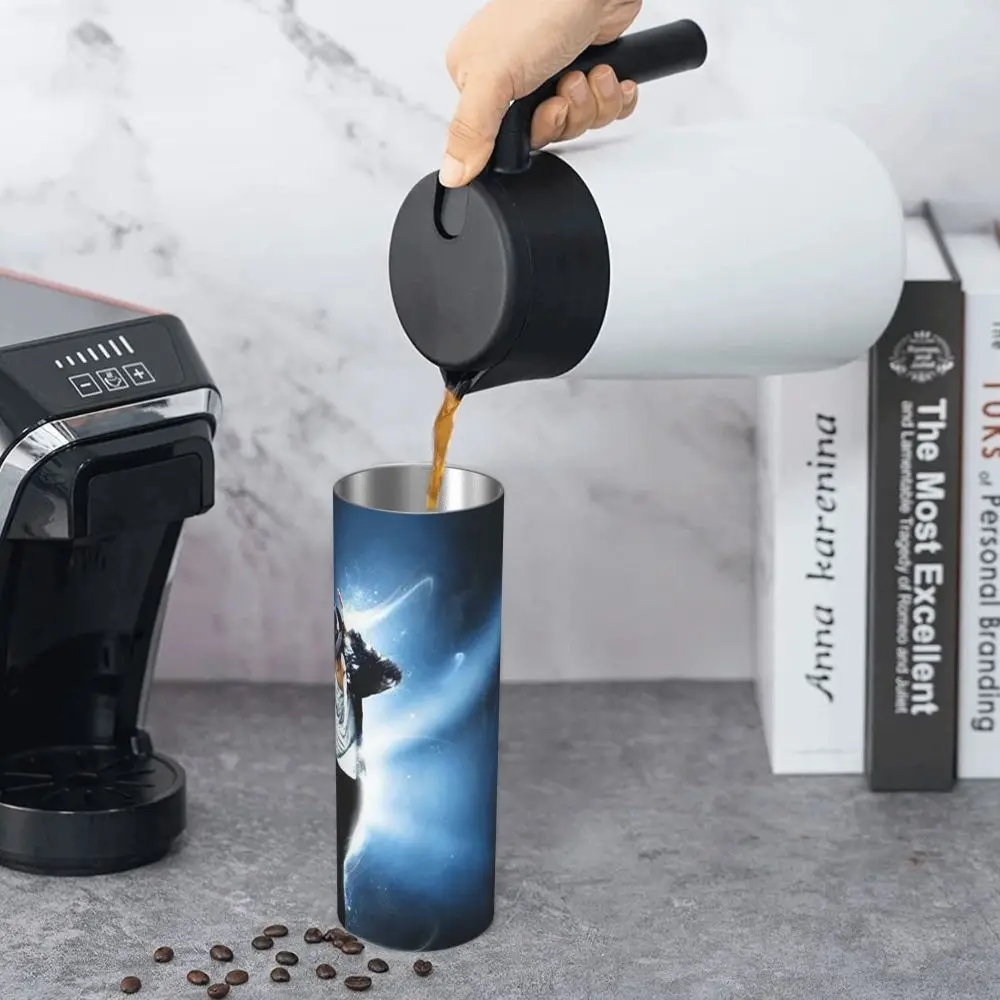 Michael Jackson Musicians Singers Dancers Stainless Steel Tumbler Vacuum Insulated Mug Thermal Cold Cup Straw With Lid 20oz