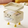 UFORU Paper towel box Household living room desktop bedroom bedside remote control multi-function table storage paper box 6