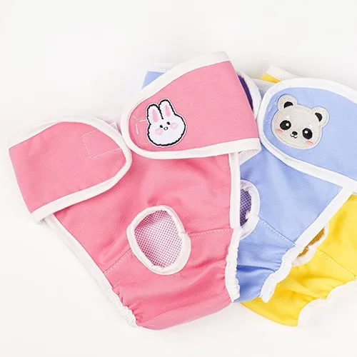Dog Diapers Pet Diapers Nappies Reusable Female Dogs Sanitary Menstruation