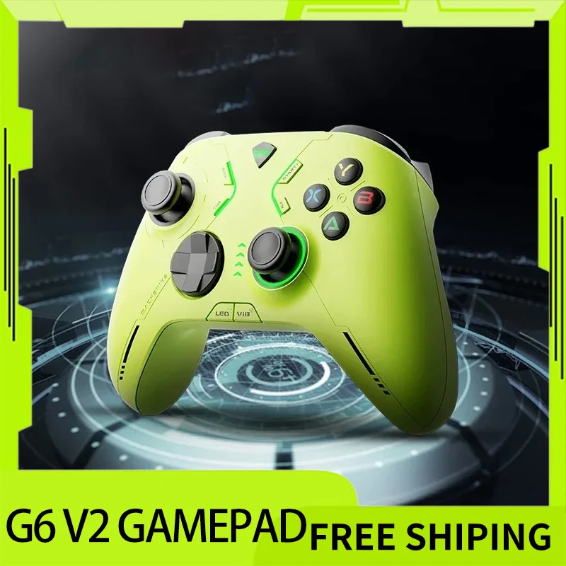 

Machenike G6 V2 Gamepad Wireless Bluetooth Tri-Mode Hall Linear Trigger Customized Controller For Pc Xbox Switch Computer Gifts