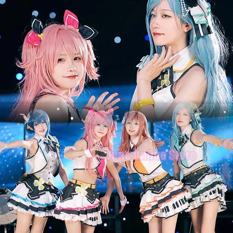 

Project Sekai Colorful Stage Cosplay Hanasato Minori Kiritani Haruka Momoi Airi Hinomori Shizuku Costume Cosplay Lolita Dress