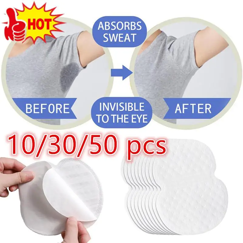 

10-50pcs/set Underarm Pads Dress Clothing Perspiration Deodorant Pads Armpit Care Sweat Absorbent Pads Deodorant For Women Men